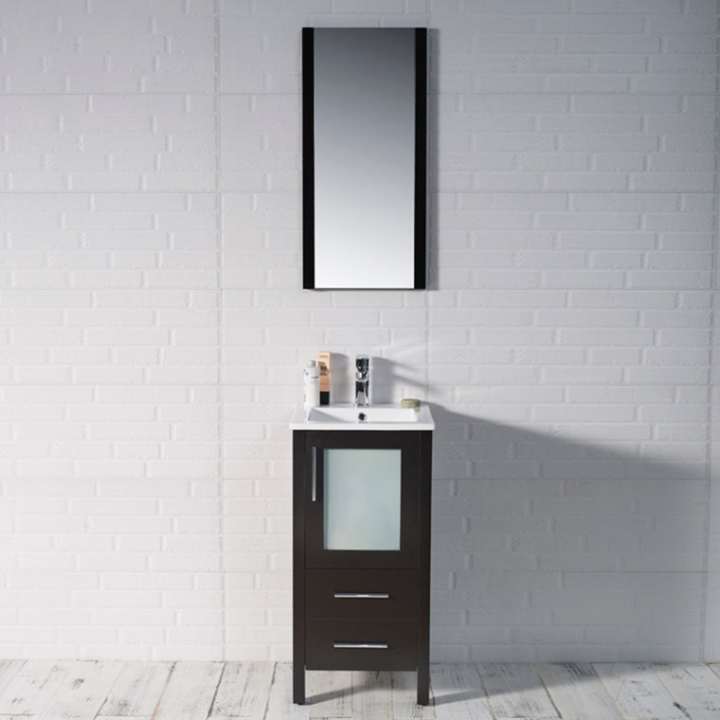 Blossom Sydney vanity in Espresso, 16 inch