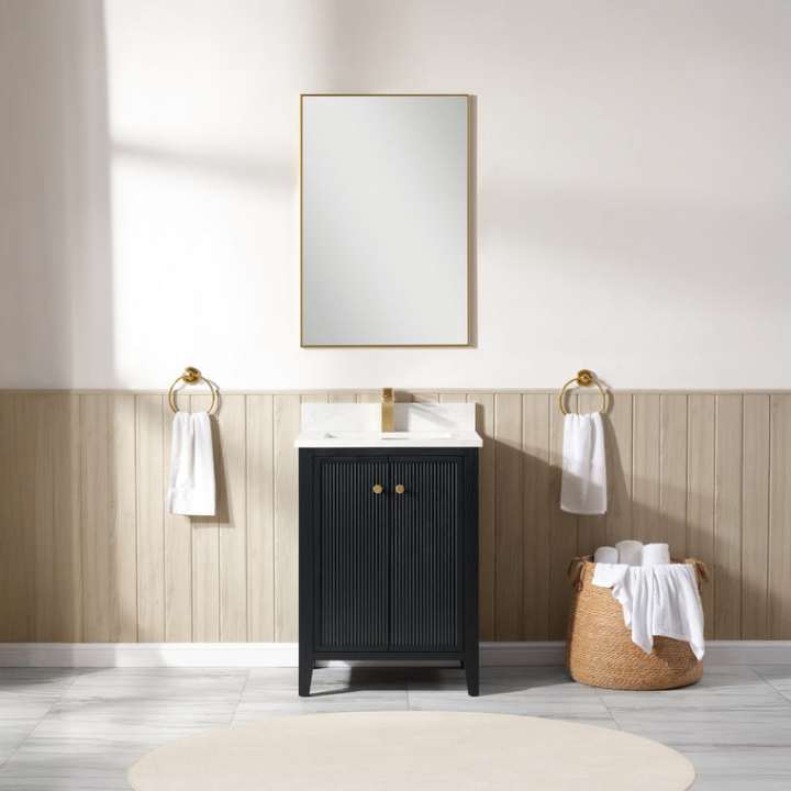 Blossom Torino vanity in Black Oak, 24 inch