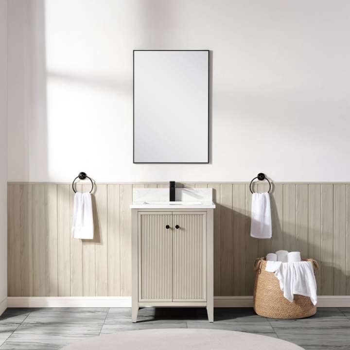 Blossom Torino bathroom vanity, 24 inch, in Washed Grey