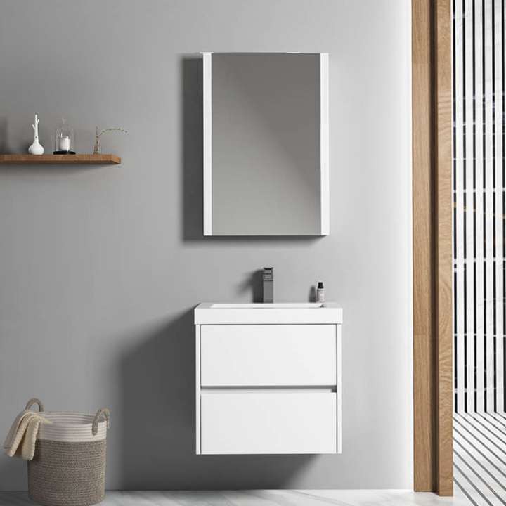 Blossom Valencia bathroom vanity, 24 inch, in Glossy White