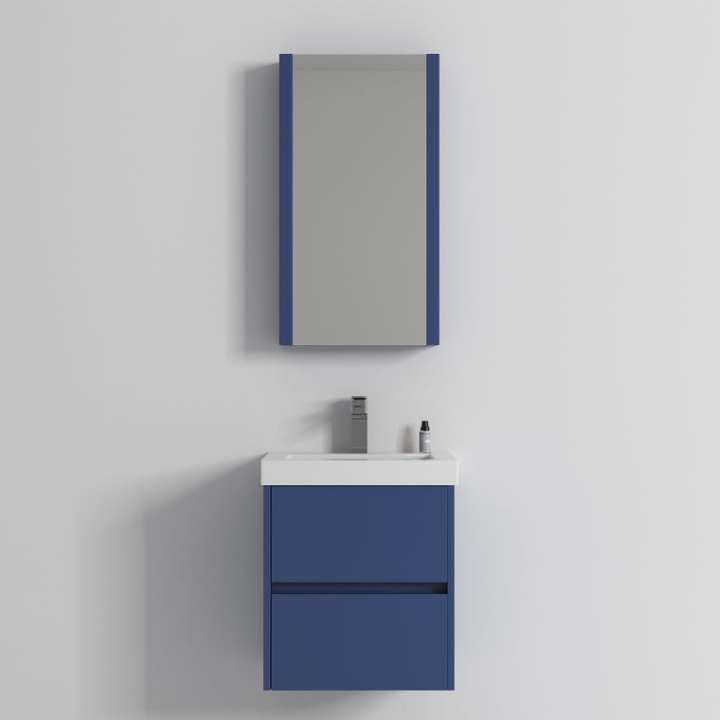 Blossom Valencia vanity in Navy Blue, 20 inch