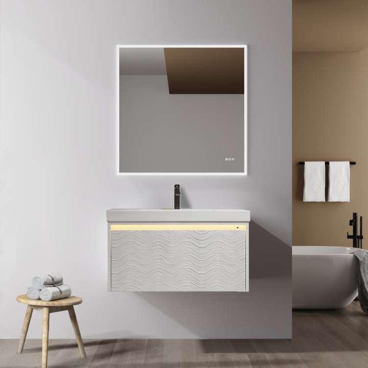 Blossom Voyage bathroom vanity, 36 inch, in Glossy White