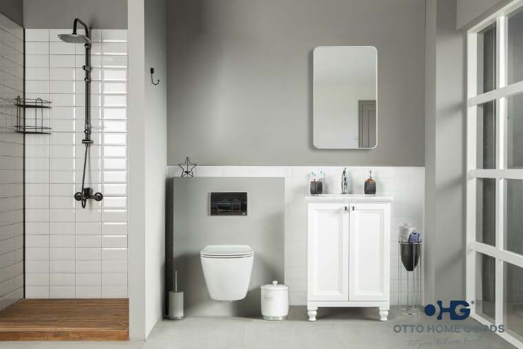 Otto Home Goods Isabel bathroom vanity, 24 inch, in White