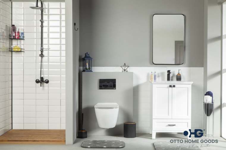 Otto Home Goods Paloma bathroom vanity, 24 inch, in White