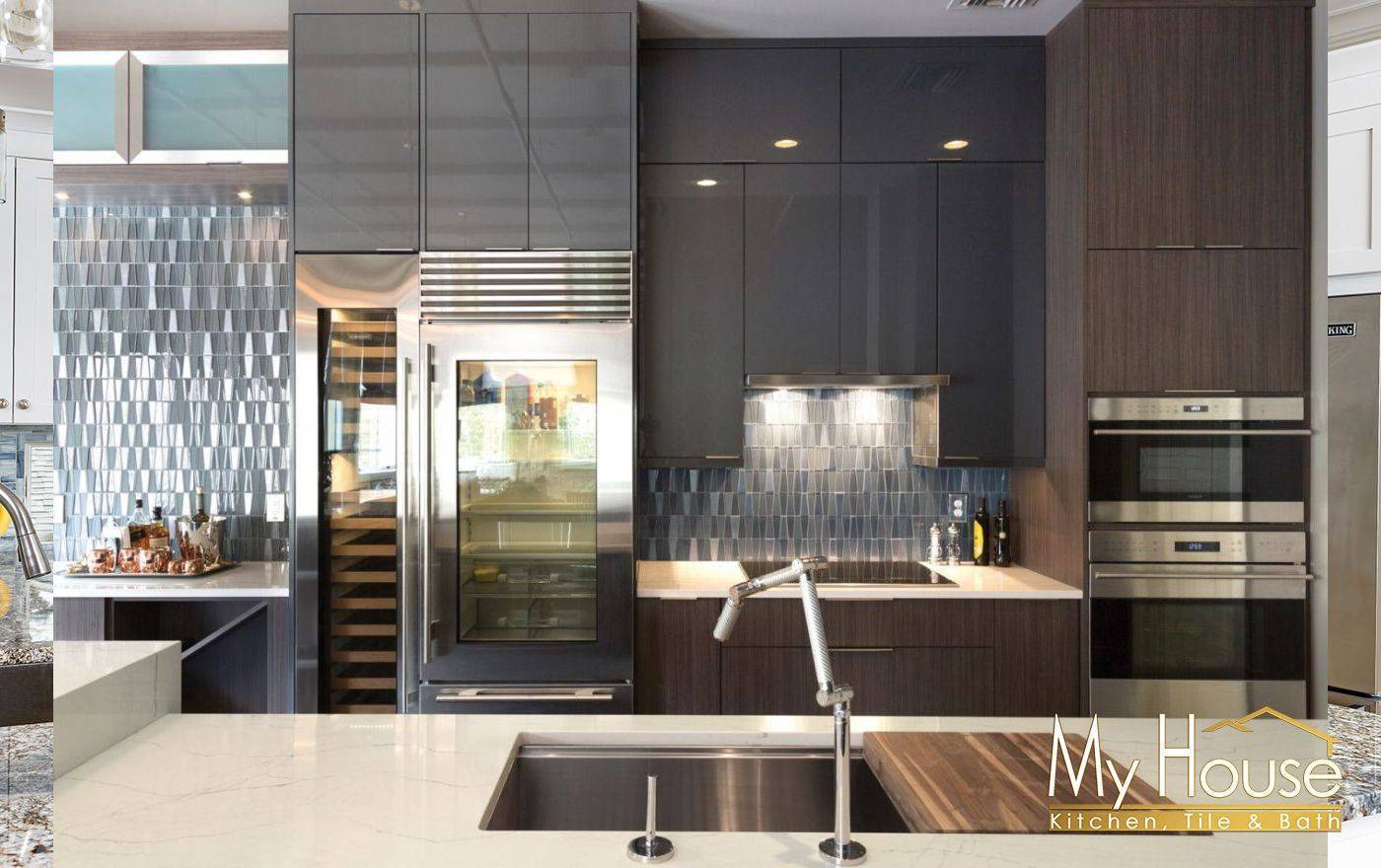 Eclipse Metro Bigio Acrylic Gloss Takase Teak