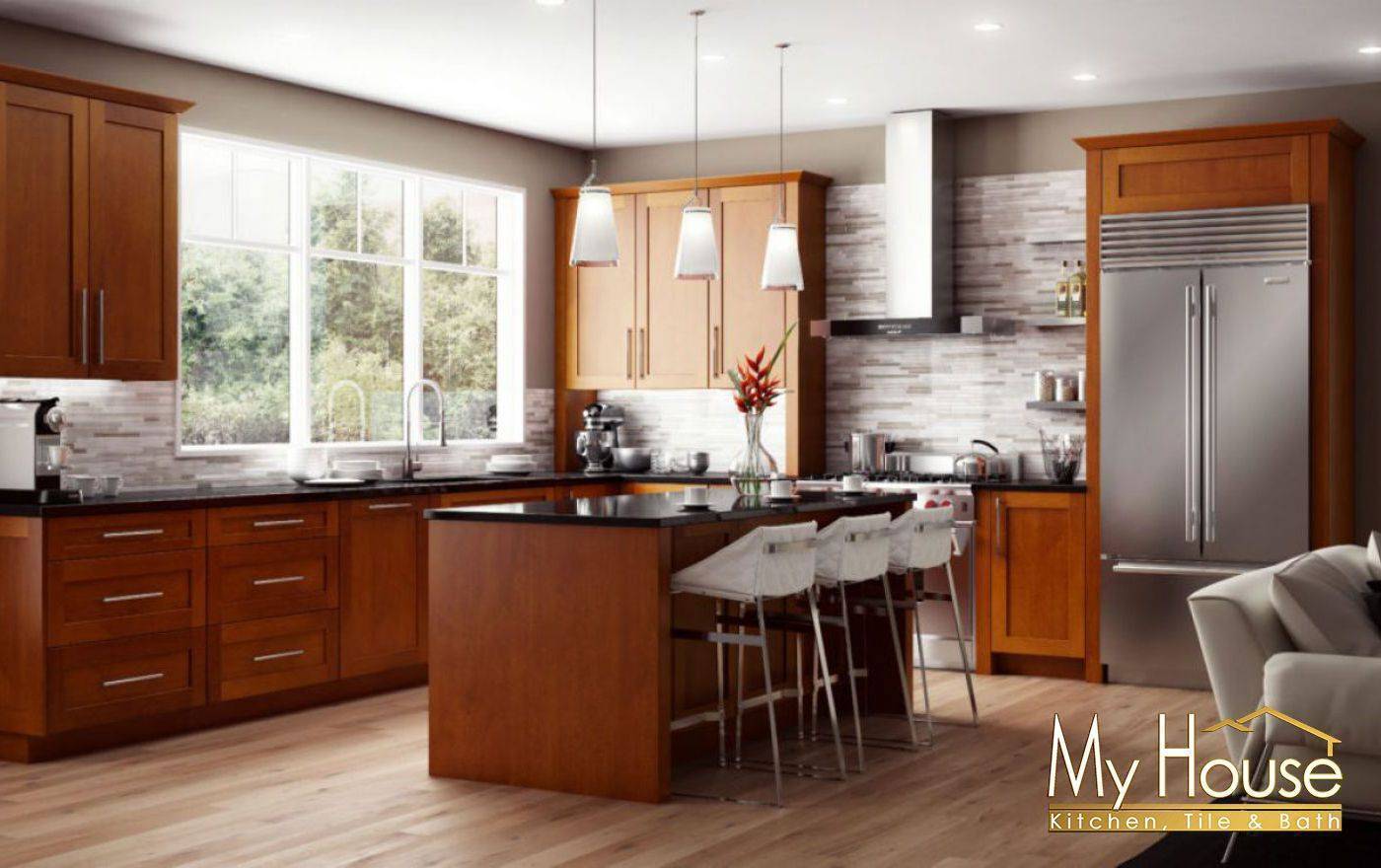 Cnc Concord Elegant Nutmeg Cabinets