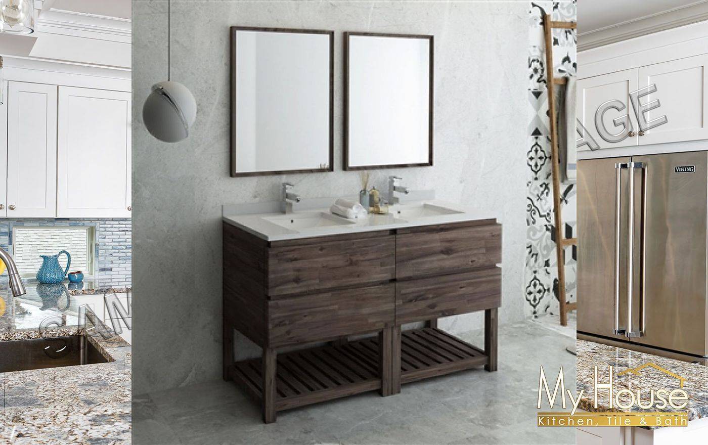 Fresca Vanities 60" Open Bottom (B) Formosa