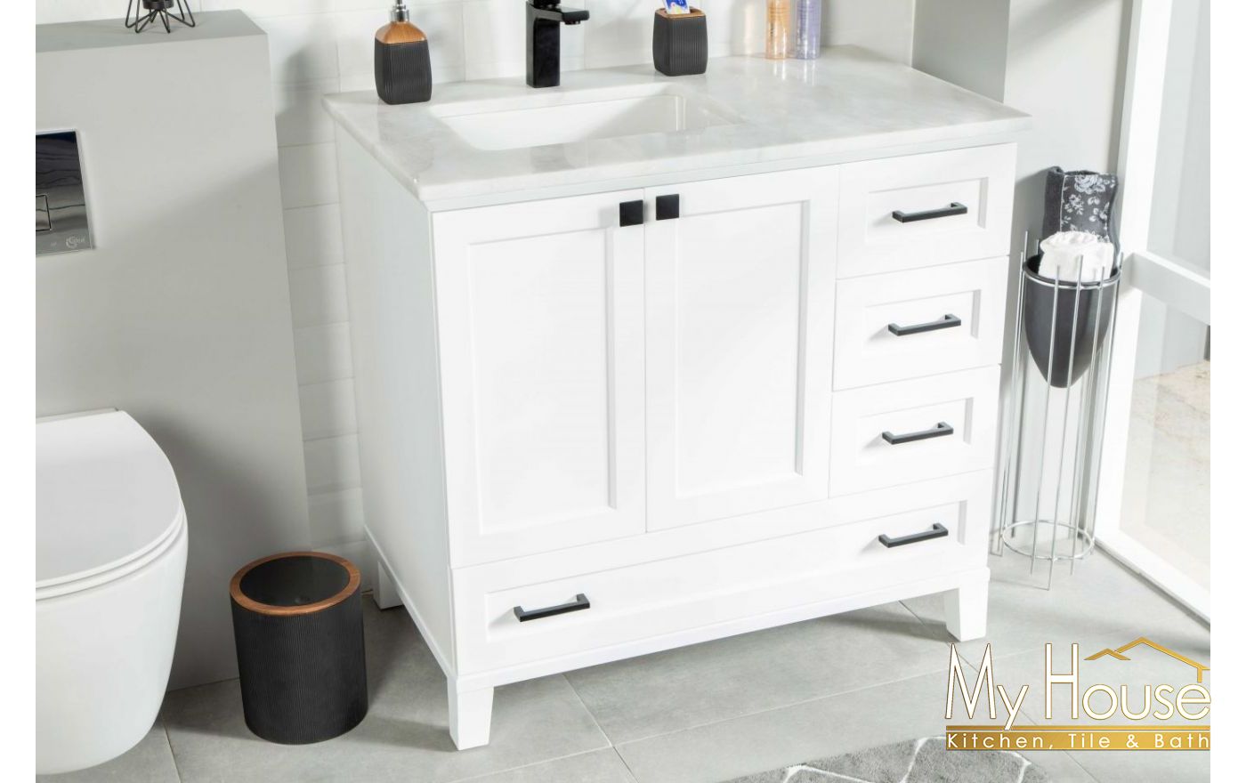 Otto Home Goods Vanities Paloma 36" White