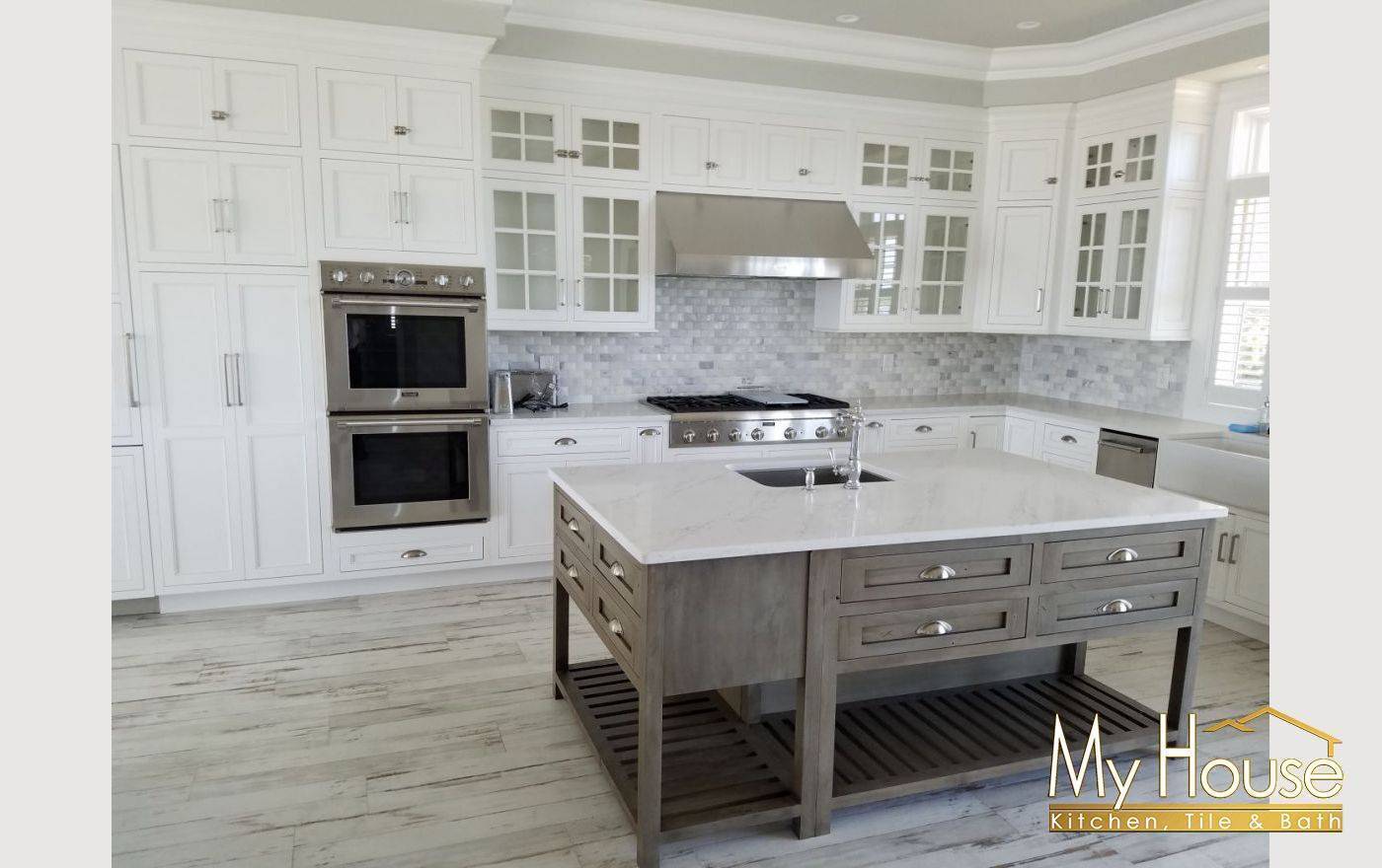 Brighton Cabinetry Maple Rustic Alder Lace Wabash Shaker