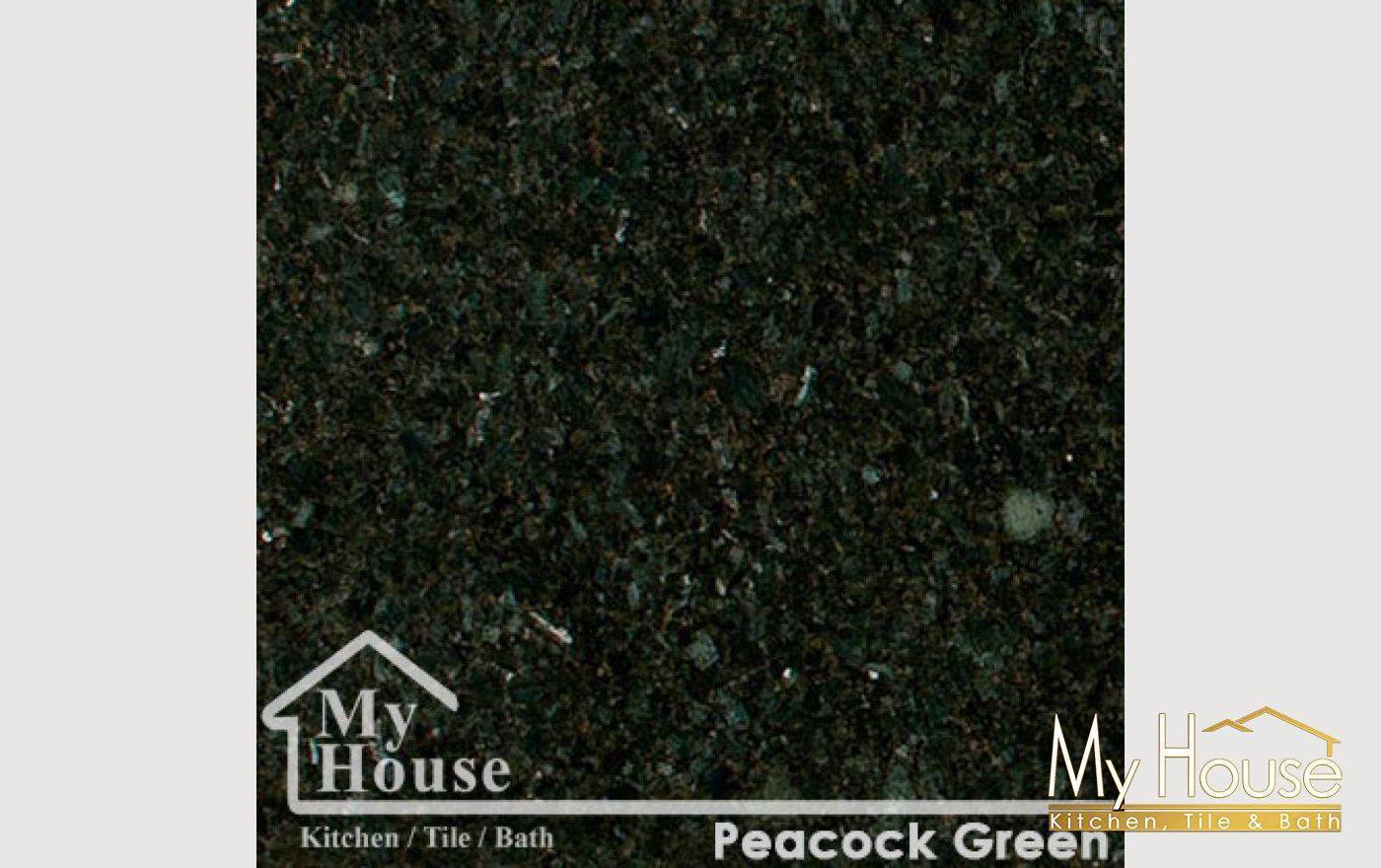 Peacock Green Granite Countertops