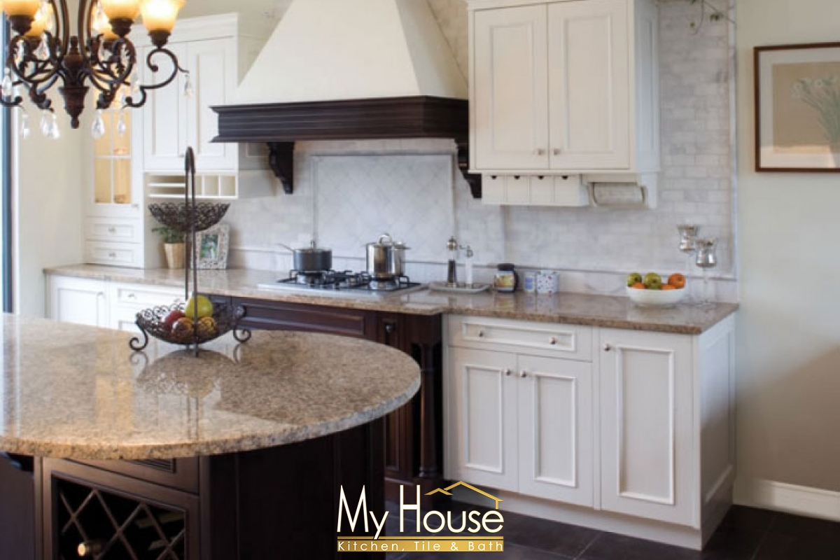 St Martin Ridgewood Cherry Black Walnut Cabinets