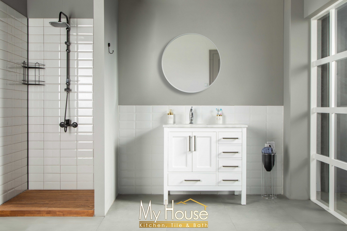 Otto Home Goods Ashley 36 Inch White Vanity