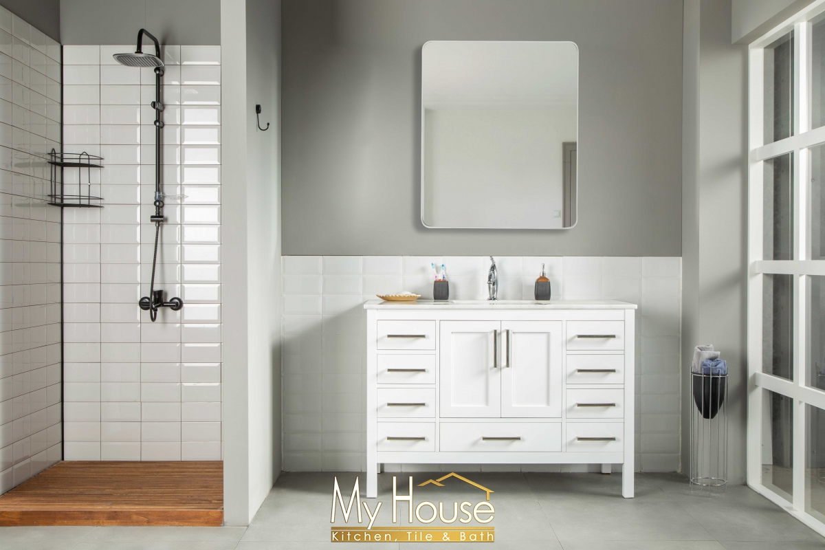 Otto Home Goods Ashley 48 Inch White Vanity
