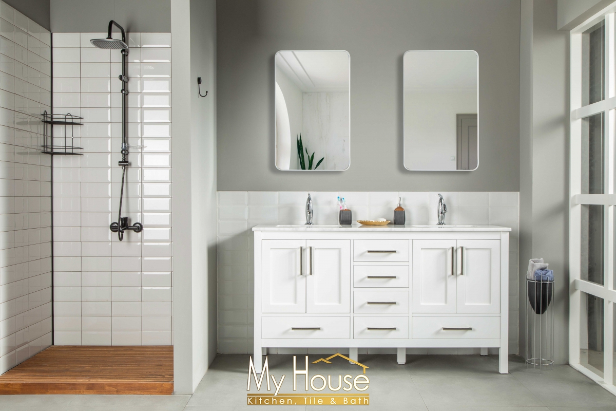 Otto Home Goods Ashley 60 Inch White Vanity