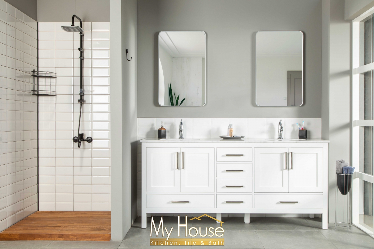 Otto Home Goods Ashley 72 Inch White Vanity
