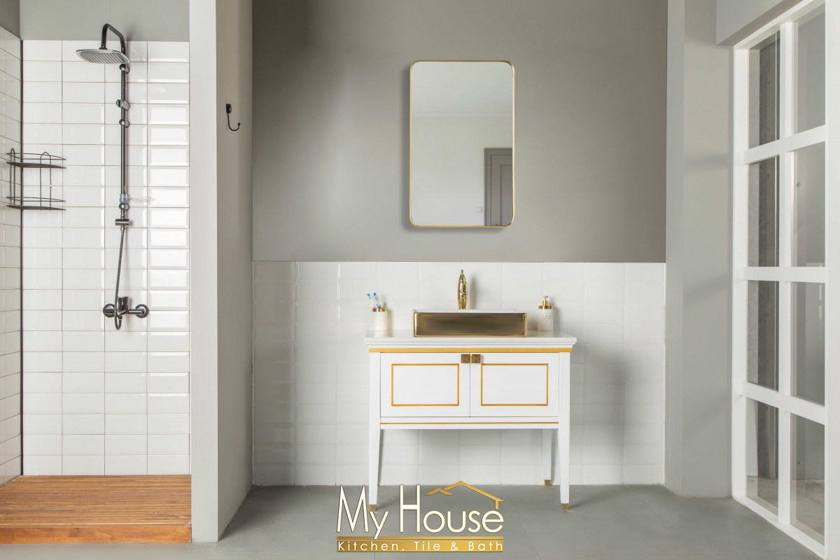 Otto Home Goods Manhattan 36 Inch White Vanity