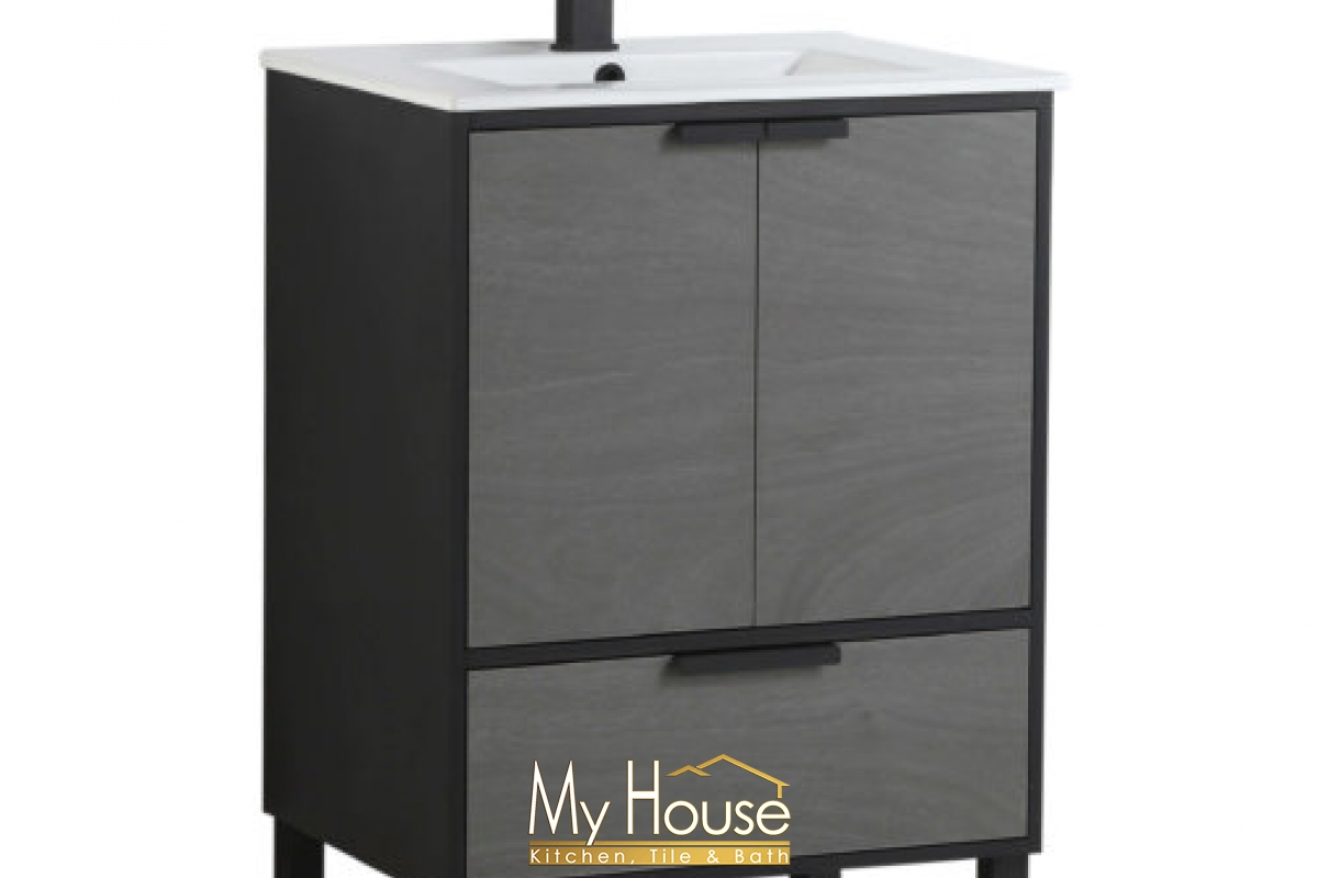 Fine Fixtures Hamilton 24inch Classic Gray Ada Compliant Vanity