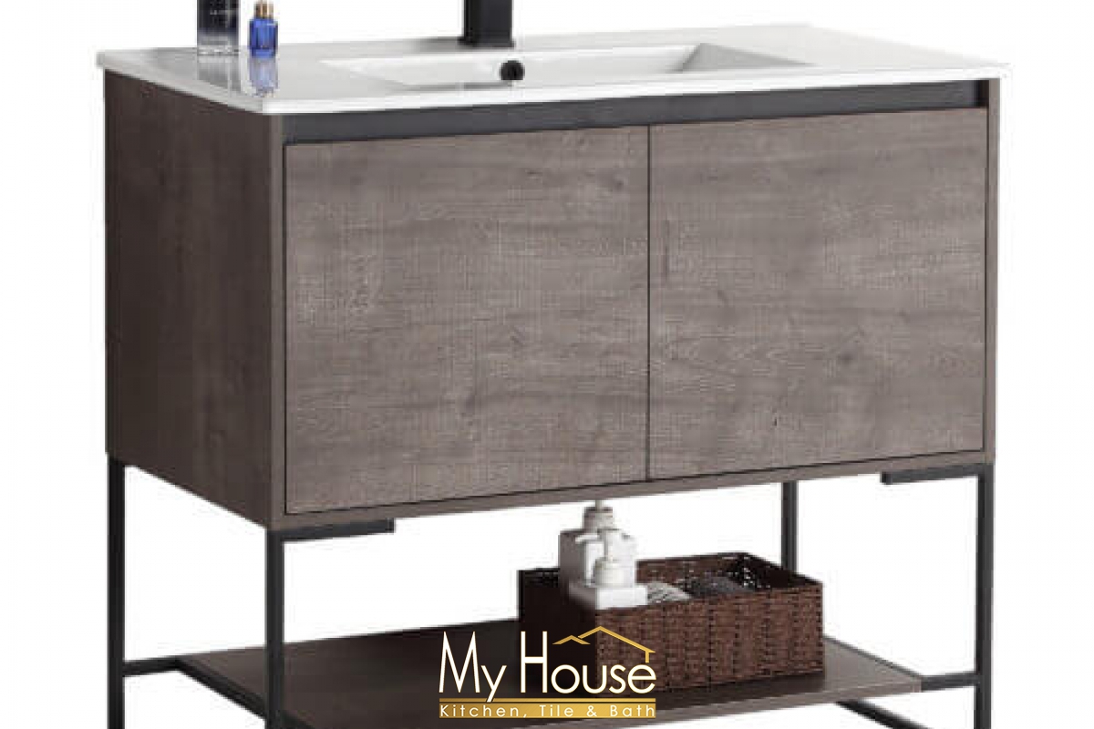 Fine Fixtures Urbania Ii 36 Inch Classic Gray Vanity