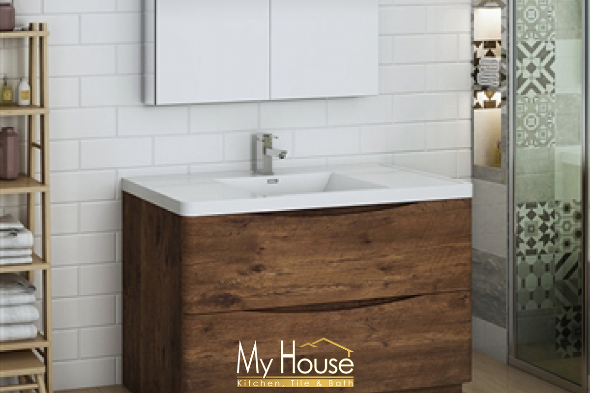 Fresca 48 Senza Tuscany Rosewood Vanity
