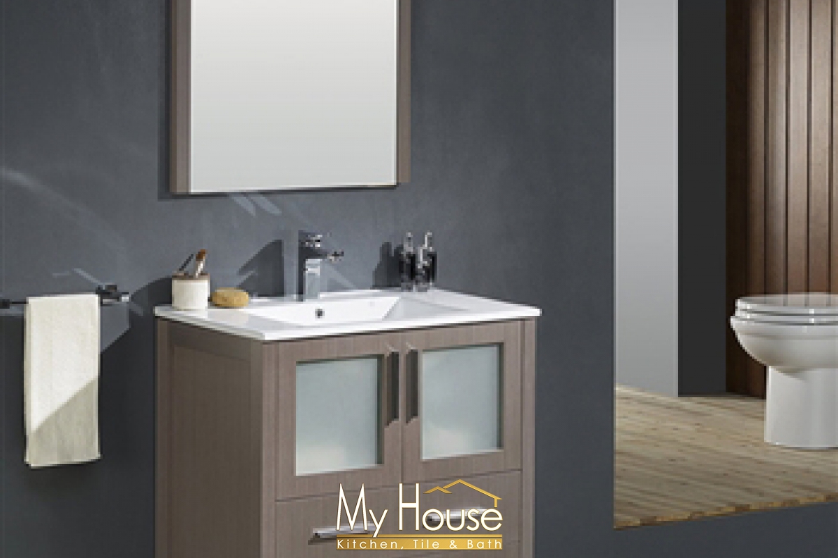 Fresca 30 Torino Gray Oak Vanity