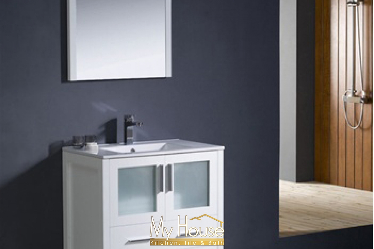 Fresca 30 Torino White Vanity