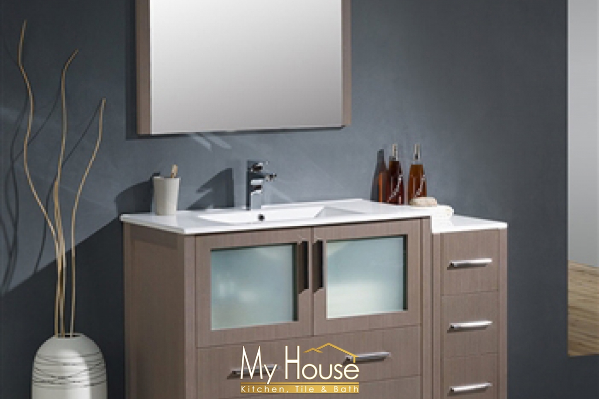 Fresca 48 (a) Torino Gray Oak Vanity