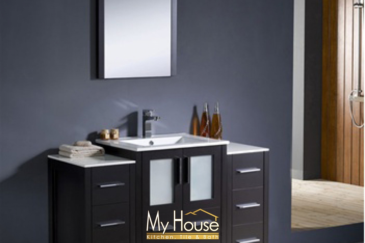 Fresca 48 (b) Torino Espresso Vanity
