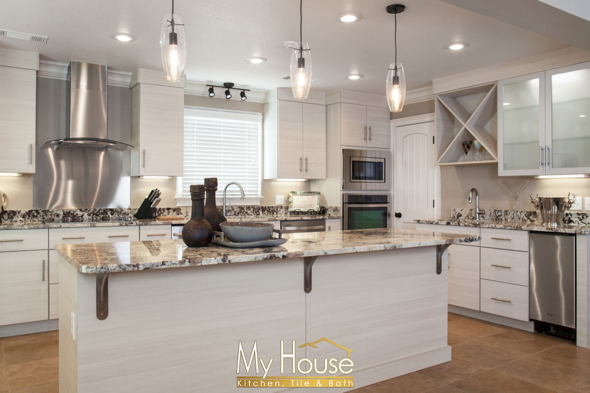 Eclipse Cabinets Metro White Zebrine